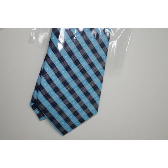 Antonia Collection 100% Silk Tie Set ~ Blue - Picture 6 of 6
